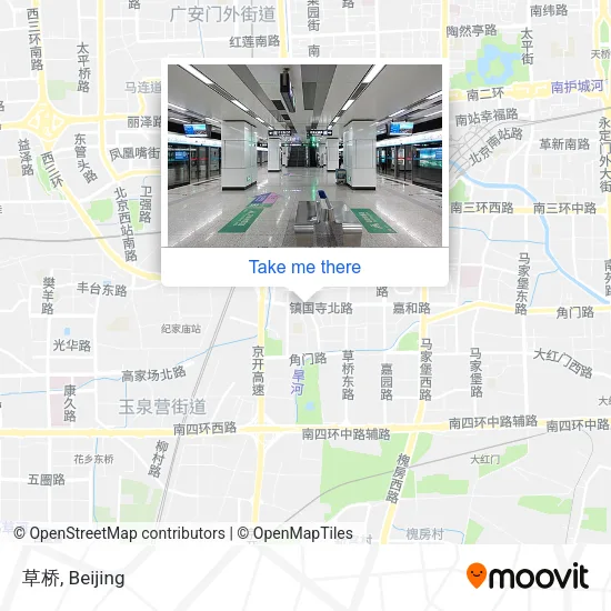 草桥 map