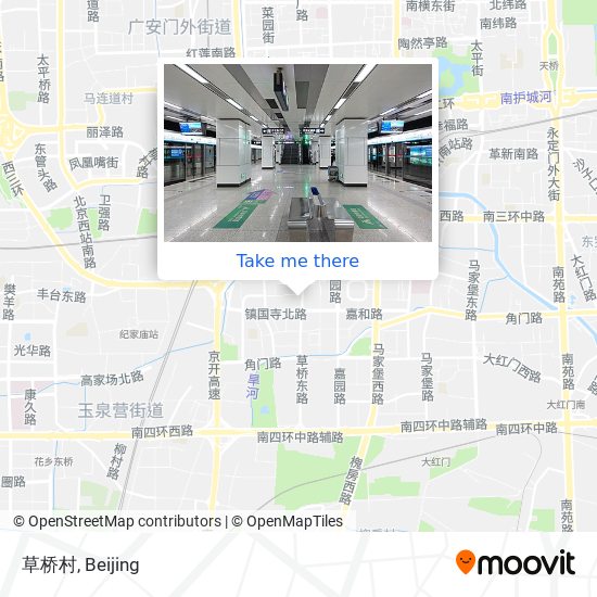 草桥村 map