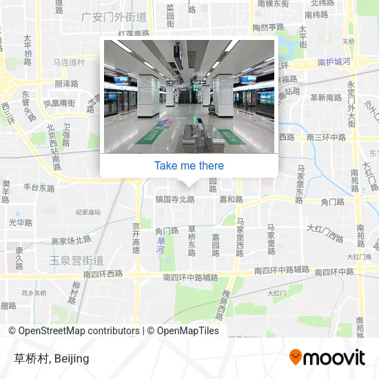 草桥村 map
