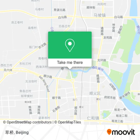 草桥 map