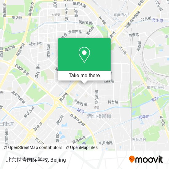 北京世青国际学校 map