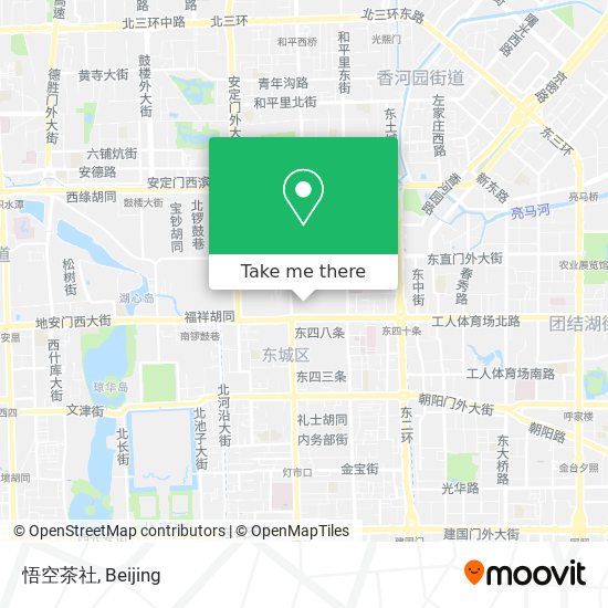 悟空茶社 map