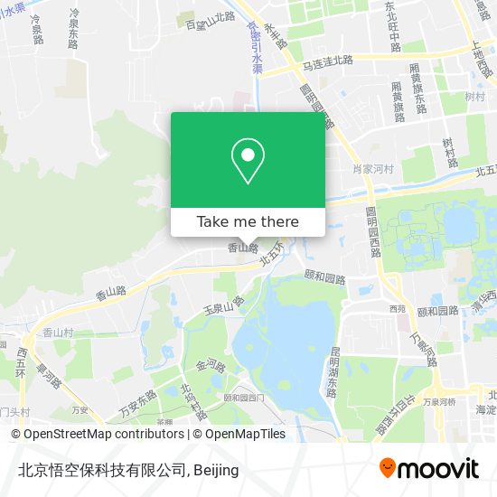 北京悟空保科技有限公司 map