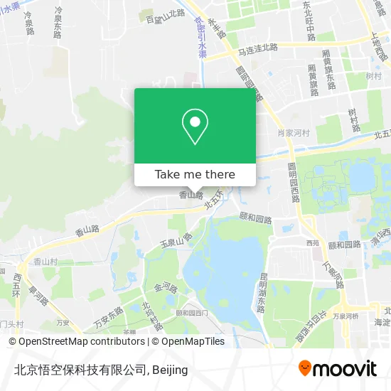 北京悟空保科技有限公司 map
