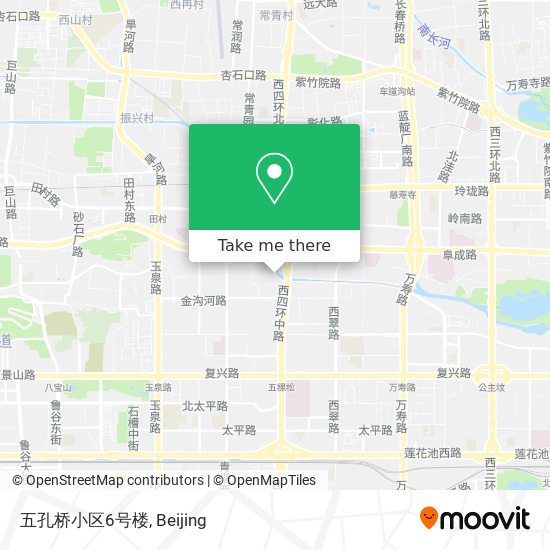 五孔桥小区6号楼 map
