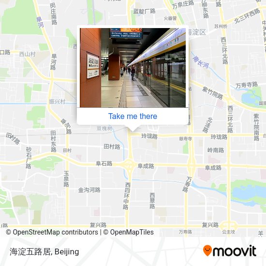 海淀五路居 map