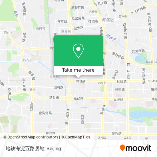 地铁海淀五路居站 map