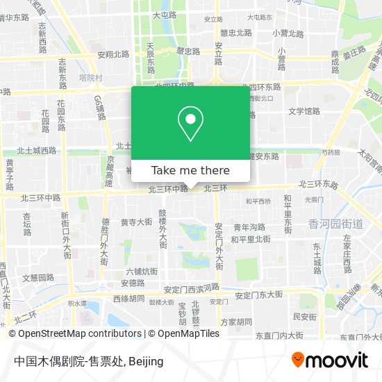 中国木偶剧院-售票处 map