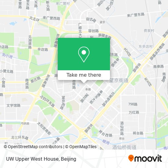 UW Upper West House map