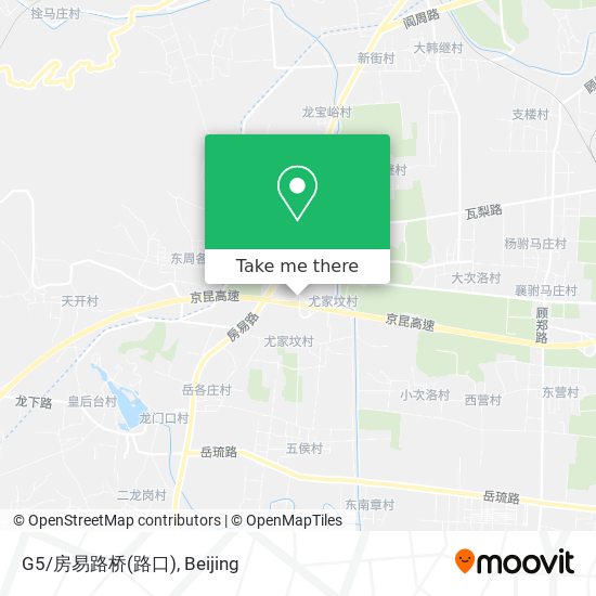 G5/房易路桥(路口) map
