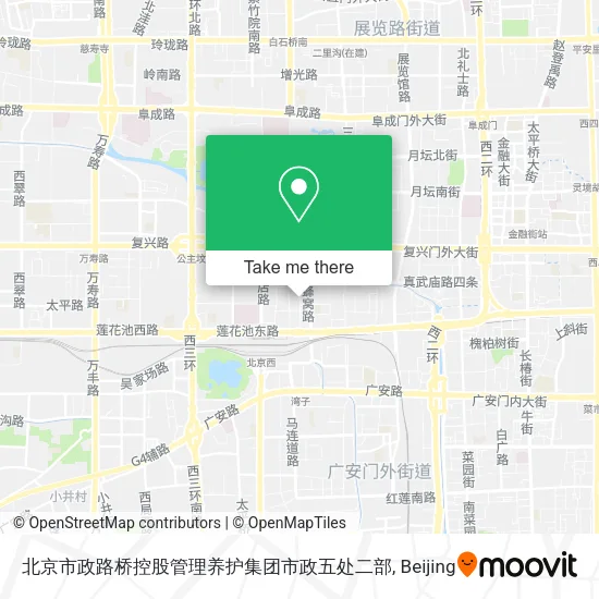 北京市政路桥控股管理养护集团市政五处二部 map