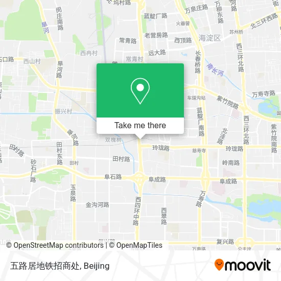 五路居地铁招商处 map