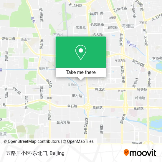 五路居小区-东北门 map