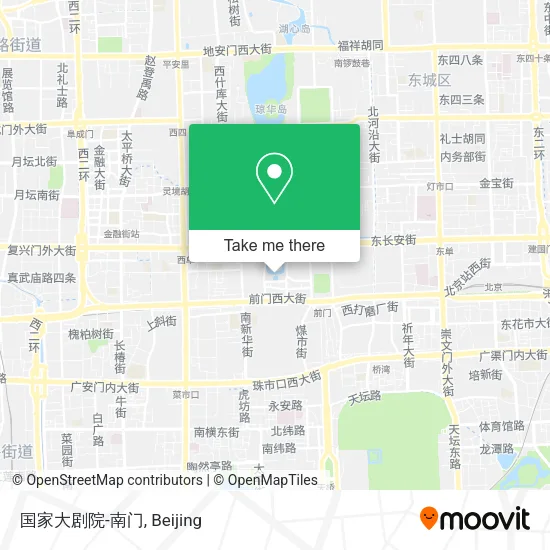 国家大剧院-南门 map