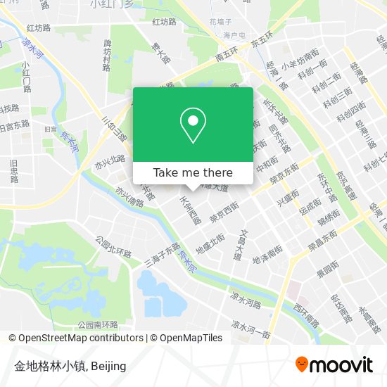 金地格林小镇 map