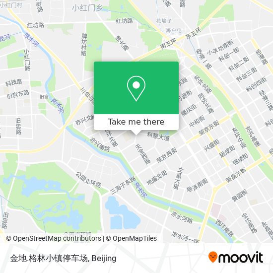 金地.格林小镇停车场 map