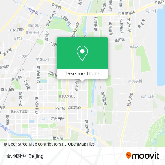 金地朗悦 map