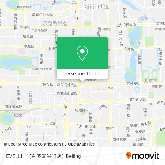 EVELLI 11(百盛复兴门店) map