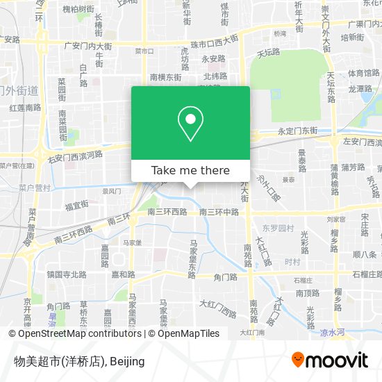 物美超市(洋桥店) map