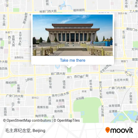 毛主席纪念堂 map