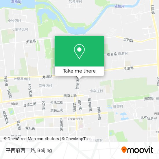 平西府西二路 map