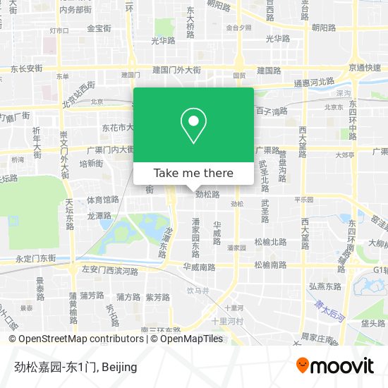 劲松嘉园-东1门 map