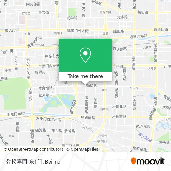 劲松嘉园-东1门 map