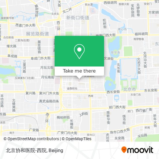 北京协和医院-西院 map