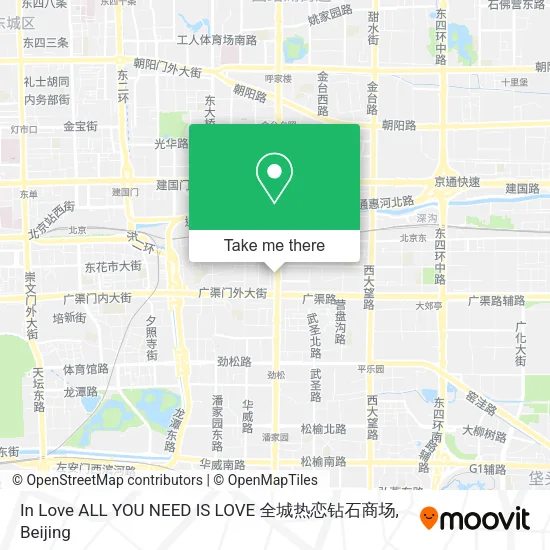 In Love ALL YOU NEED IS LOVE 全城热恋钻石商场 map