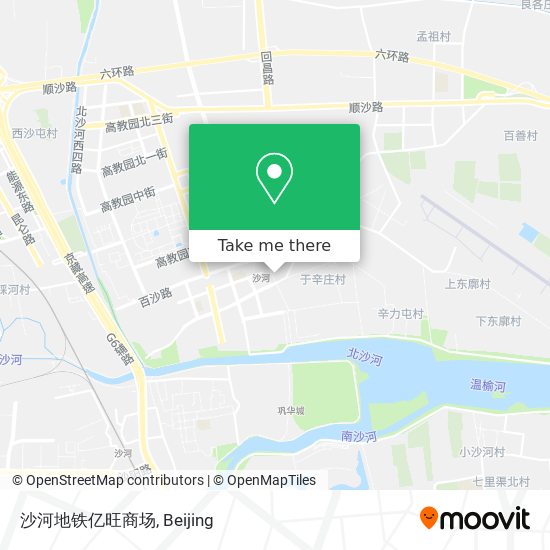 沙河地铁亿旺商场 map