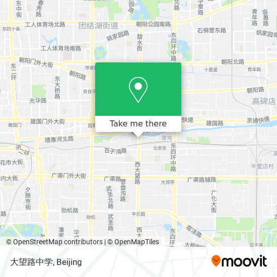 大望路中学 map
