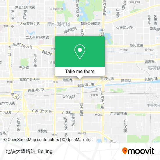 地铁大望路站 map