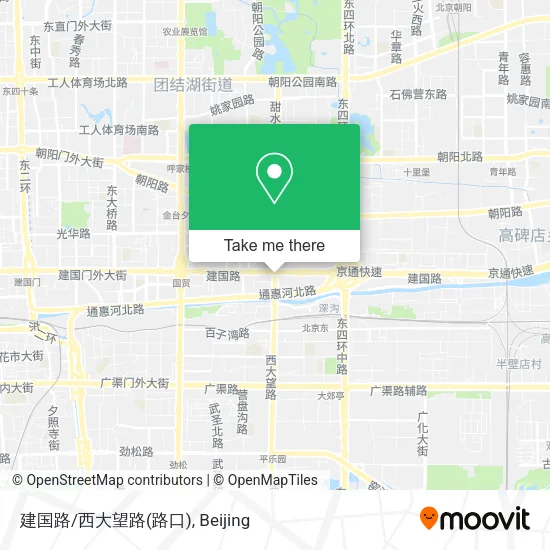 建国路/西大望路(路口) map