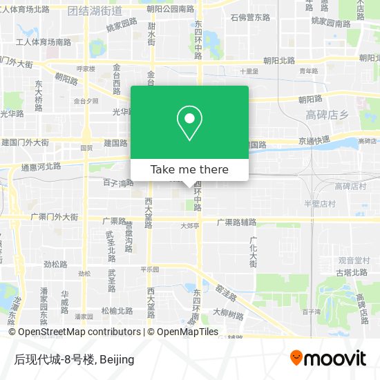后现代城-8号楼 map