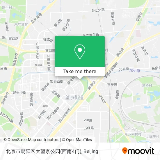北京市朝阳区大望京公园(西南4门) map
