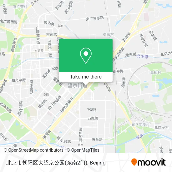北京市朝阳区大望京公园(东南2门) map