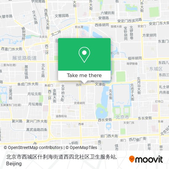 北京市西城区什刹海街道西四北社区卫生服务站 map