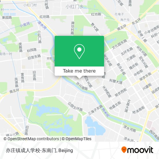 亦庄镇成人学校-东南门 map