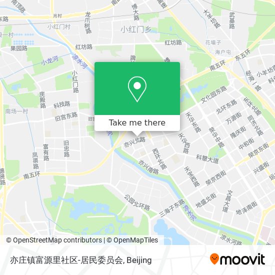 亦庄镇富源里社区-居民委员会 map