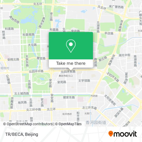 TR/BECA map