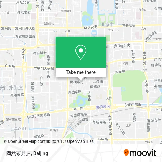 陶然家具店 map