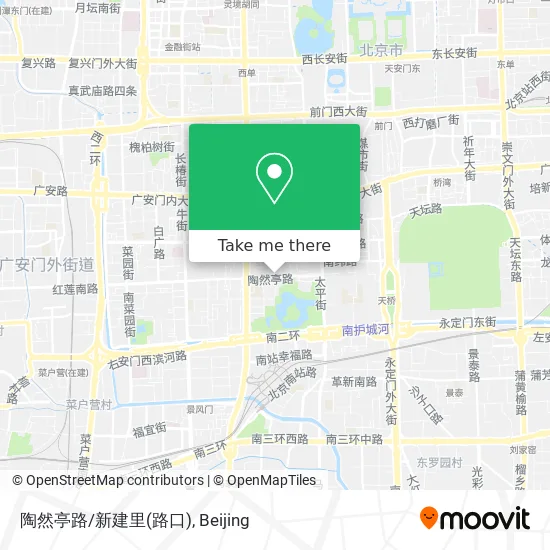 陶然亭路/新建里(路口) map