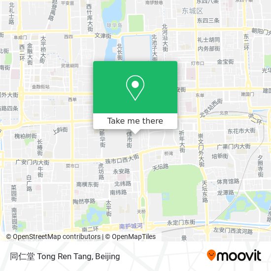 同仁堂 Tong Ren Tang map