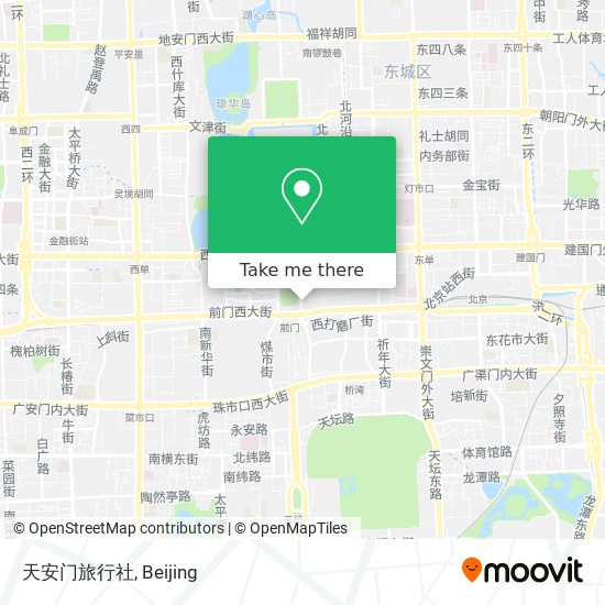 天安门旅行社 map