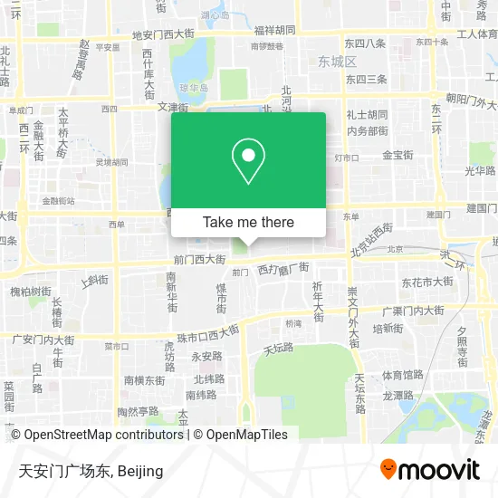 天安门广场东 map