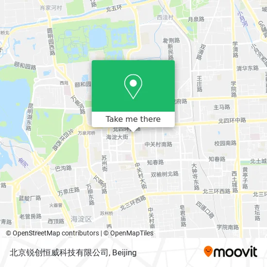北京锐创恒威科技有限公司 map