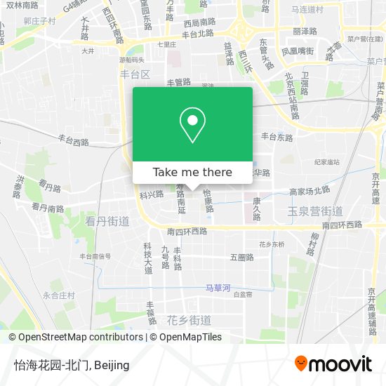 怡海花园-北门 map