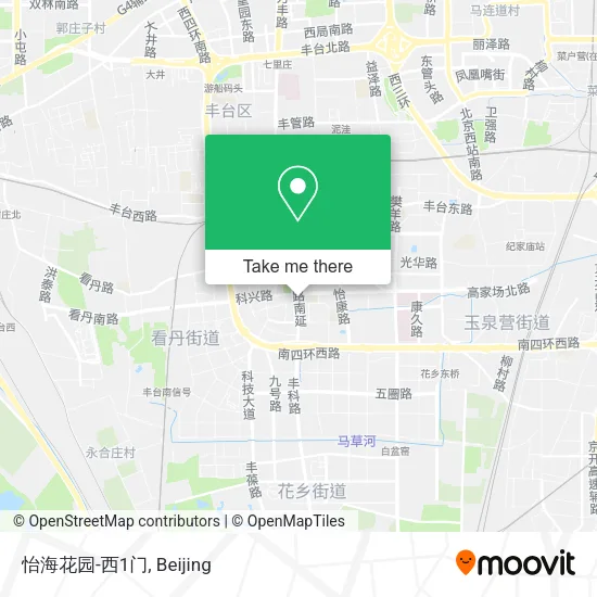 怡海花园-西1门 map