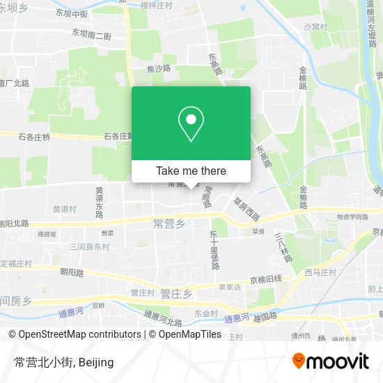 常营北小街 map
