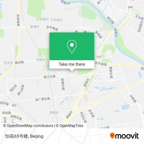 怡苑65号楼 map